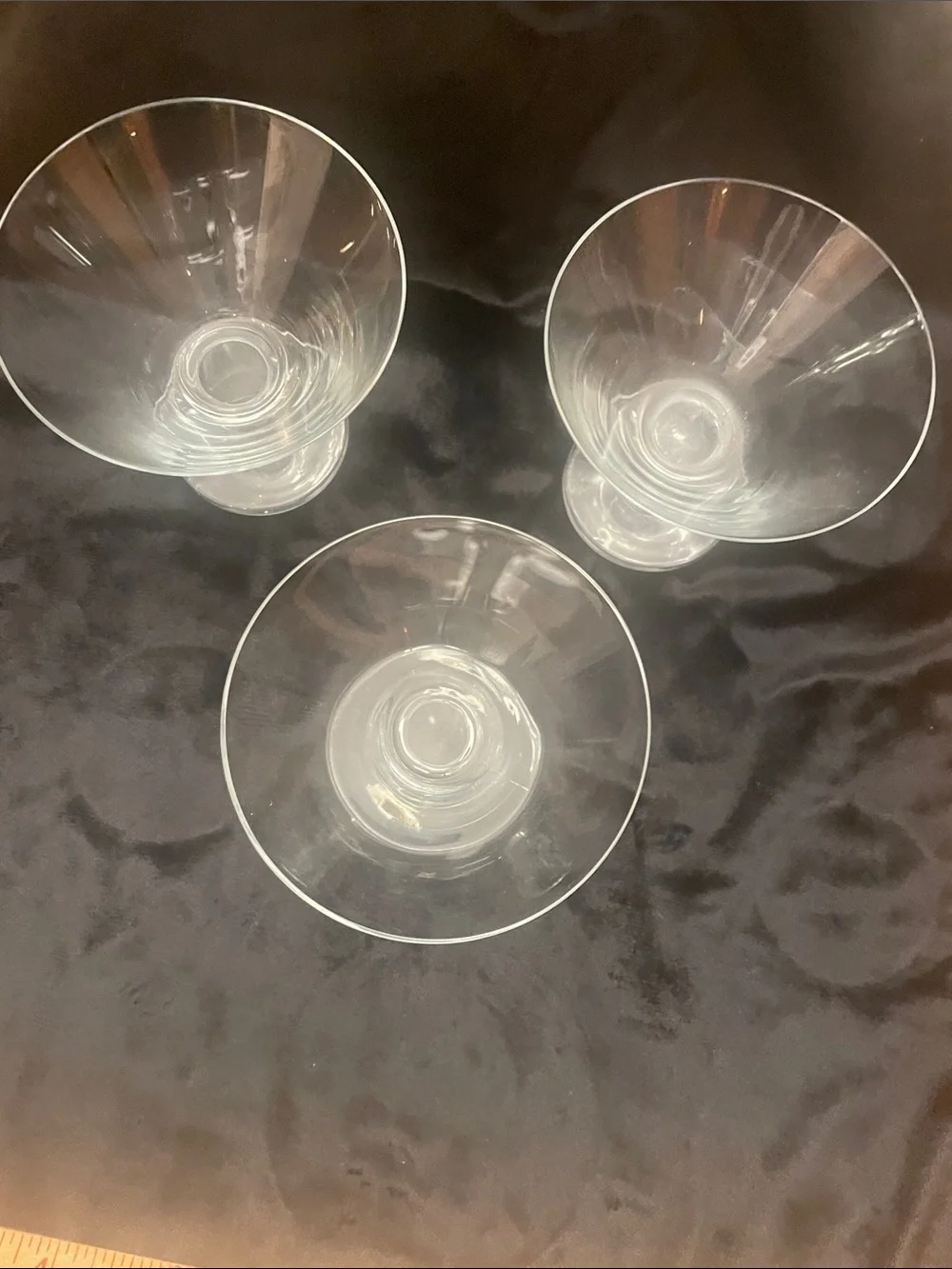 Vintage Viva Clear by Crate and Barrel - Set of 3
